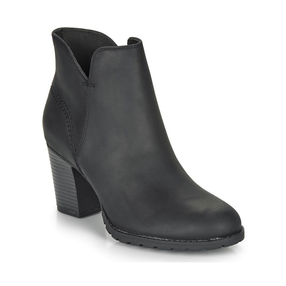 Clarks Verona Trish Leather Black Bootie size 9.5 - Picture 5 of 7